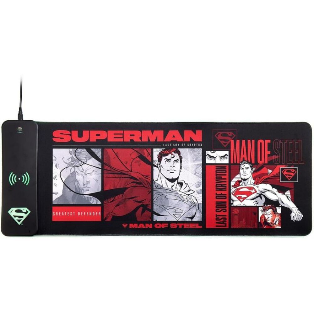 Numskull - Power Idolz - Superman - Oversize Gaming Mat & Mobile Charger